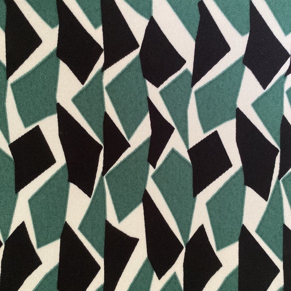 Missoni Green & Black Geometric Side Zipper Pencil Skirt - 46 - 10 - Picture 16 of 16